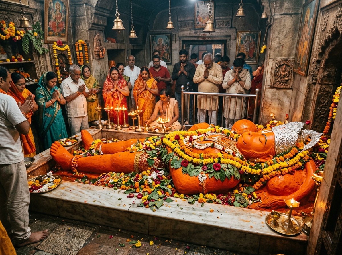 Shri Bade Hanuman Mandir (Lete Hue Hanuman Ji)